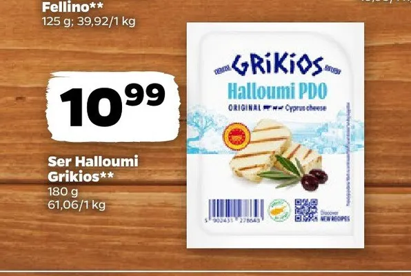 Ser Halloumi Grikios promocja w Netto