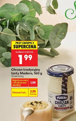 Chrzan tradycyjny tarty Madero promocja w Biedronka