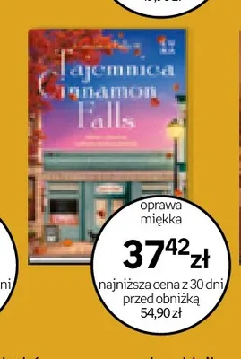 Książka Tajemnica Cinnamon Falls promocja w Empik