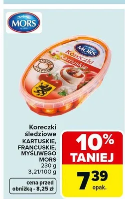 Koreczki śledziowe kartuskie promocja w Carrefour Market