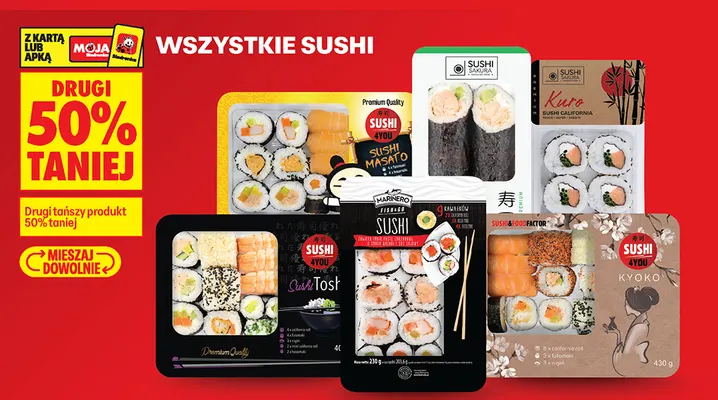 Sushi Sakura promocja w Biedronka