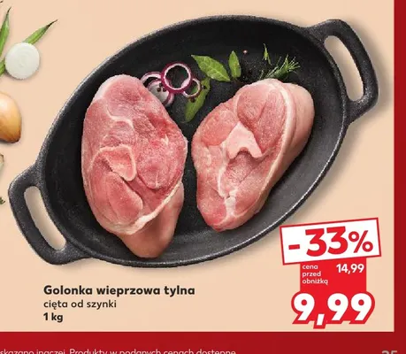 Golonka wieprzowa tylna cięta od szynki promocja w Kaufland
