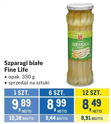 Szparagi białe Fine Life promocja w Makro