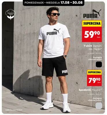 T-shirt damski Puma promocja w Biedronka