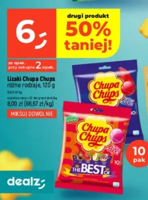 Lizaki Chupa Chups różne rodzaje promocja w Dealz