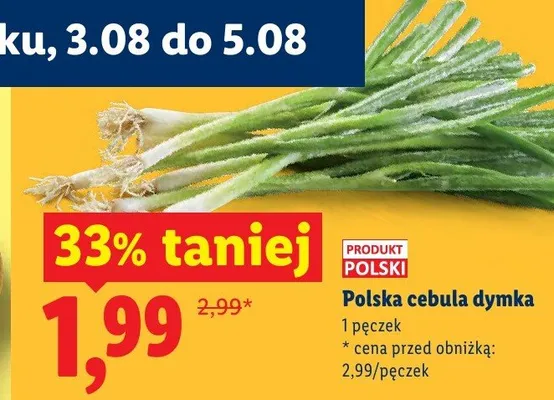 Cebula dymka polska promocja w Lidl