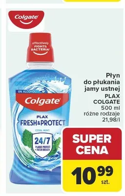 Płyn do płukania jamy ustnej Colgate Plax promocja w Carrefour