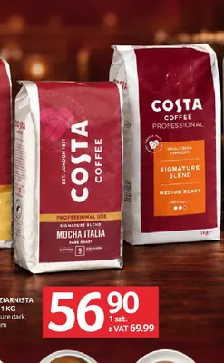 Kawa ziarnista Costa Signature Dark promocja w Selgros
