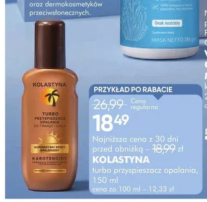 Turbo przyspieszacz opalania KOLASTYNA promocja w Super-Pharm