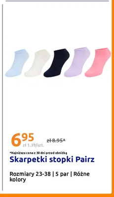 Skarpetki stopki Pairz 5-pak promocja w Action