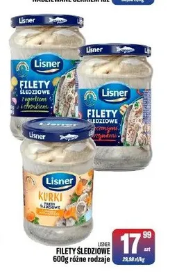 Filety śledziowe Lisner z suszonymi pomidorami promocja w Tomi Markt