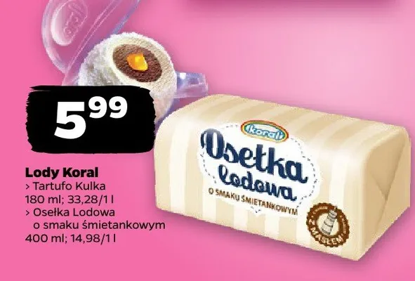 Lody Koral promocja w Netto