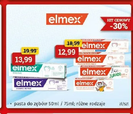 Pasta do zębów Elmex Sensitive promocja w Drogeria Kosmyk