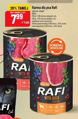 Karma dla psa Rafi promocja w POLOmarket