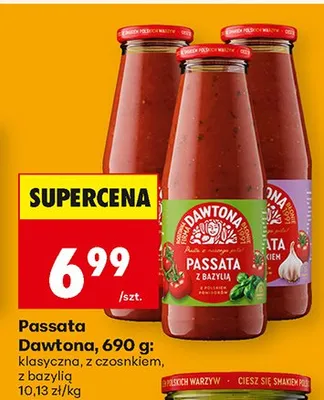 Passata z czosnkiem promocja w Biedronka