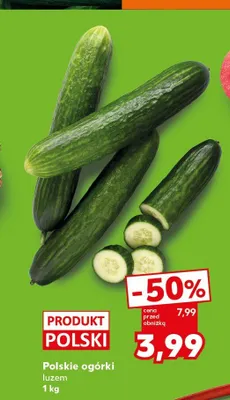 Ogórki polskie promocja w Kaufland