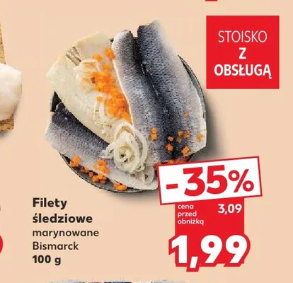 Filety śledziowe marynowane Bismarck promocja w Kaufland