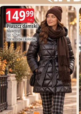 Płaszcz damski Maketop promocja w Leclerc