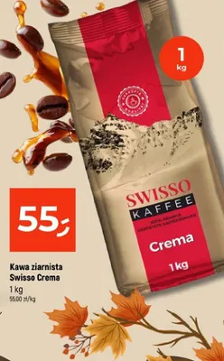 Kawa ziarnista Swisso Crema promocja w Dealz