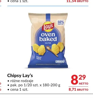 Chipsy Lay's promocja w Makro
