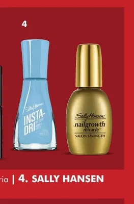 Lakiery, odżywki, topy, bazy do paznokci oraz kosmetyki do pielęgnacji ciała Sally Hansen promocja w Super-Pharm