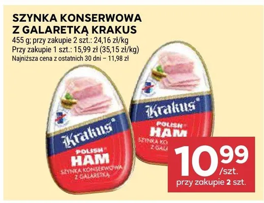 Szynka konserwowa z galaretką promocja w Stokrotka