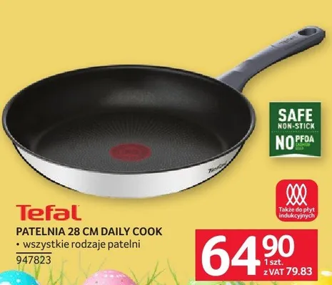 Patelnia TEFAL DAILY COOK 28 CM promocja w Selgros