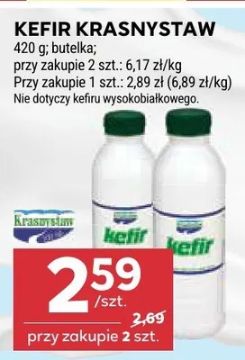Kefir Krasnystaw promocja w Stokrotka