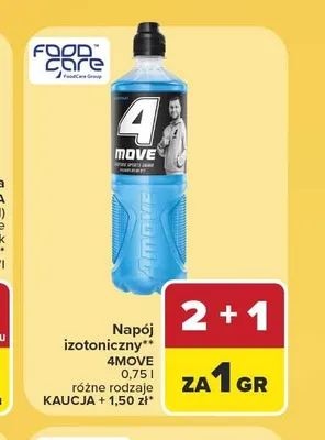 Napój izotoniczny 4MOVE promocja w Carrefour