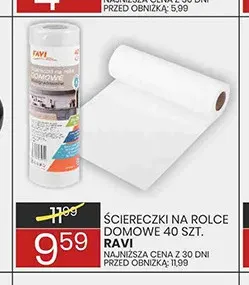 Ściereczki na rolce domowe Ravi promocja w Wafelek