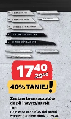 Zestaw brzeszczotów do pił i wyrzynarek Techliner promocja w Netto