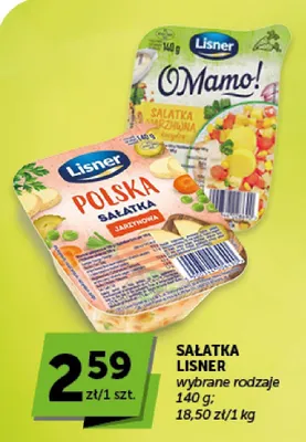 Sałatka jarzynowa Lisner Polska promocja w Euro Sklep
