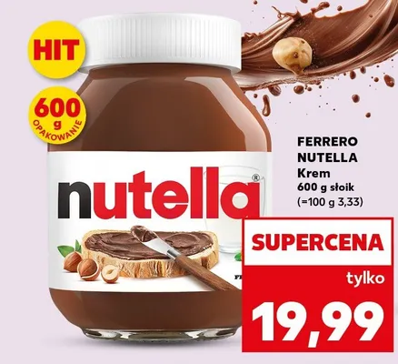 Krem Nutella promocja w Kaufland