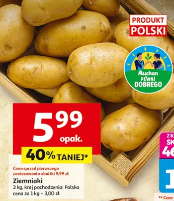Ziemniaki promocja w Auchan