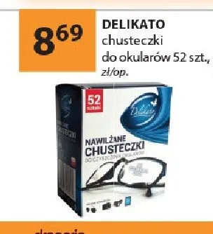 Chusteczki do okularów DELIKATO promocja w Drogerie Laboo