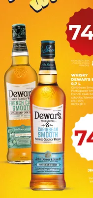 Whisky Dewar's 8 YO French Cask Smooth promocja w Duży Ben