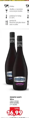 Wino czerwone Monte Santi Black promocja w Kaufland