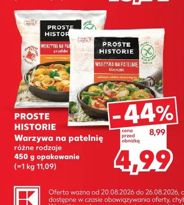 Warzywa na patelnię klasyczne Proste Historie promocja w Kaufland