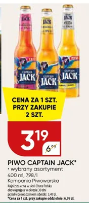 Piwo Captain Jack promocja w Chata Polska