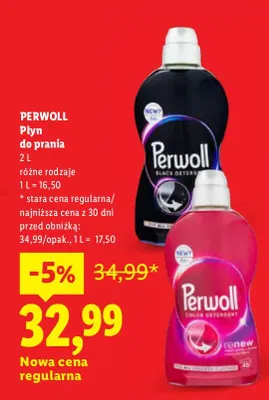 Płyn do prania Perwoll promocja w Lidl