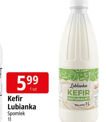 Kefir Lubianka Spomlek promocja w Leclerc