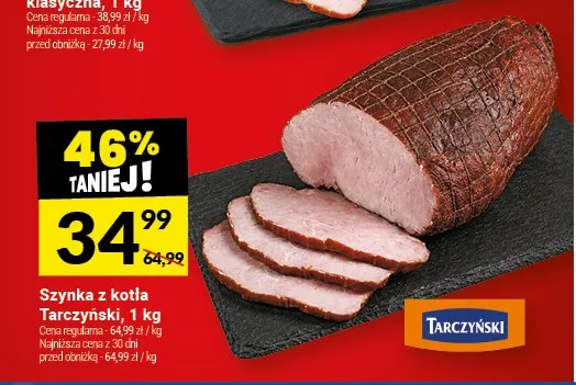 Szynka z kotła Tarczyński promocja w Twój Market