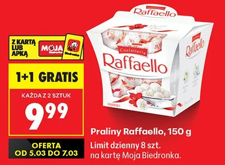 Praliny Raffaello promocja w Biedronka