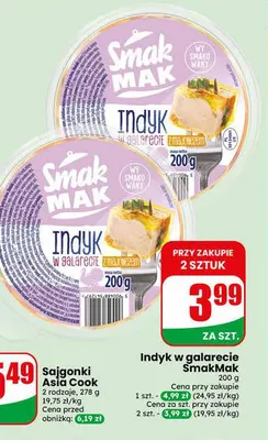 Indyk w galarecie z majonezem SmakMak promocja w Dino