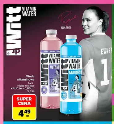 Woda witaminowa DrWitt Magnesium promocja w Carrefour