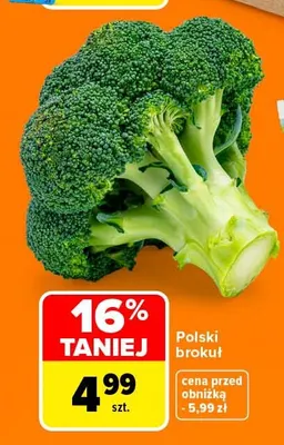 Polski brokuł promocja w Carrefour