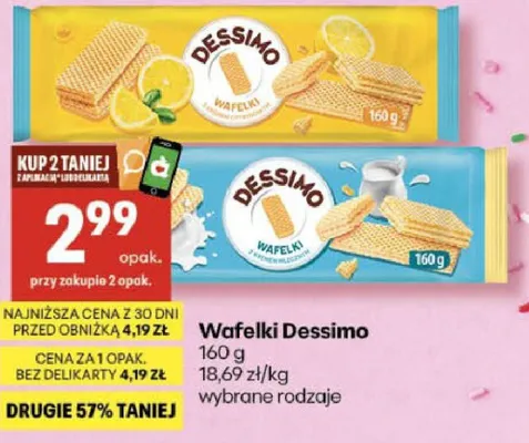 Wafelki promocja w Delikatesy Centrum