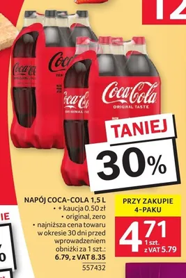 Napój Coca-Cola Zero promocja w Selgros