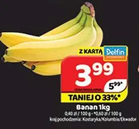 Banan promocja w Delfin