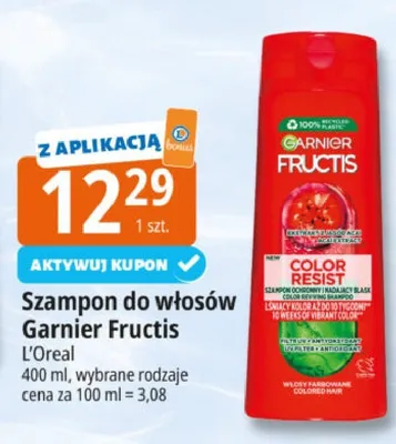 Szampon do włosów Garnier Fructis Color Resist promocja w Leclerc